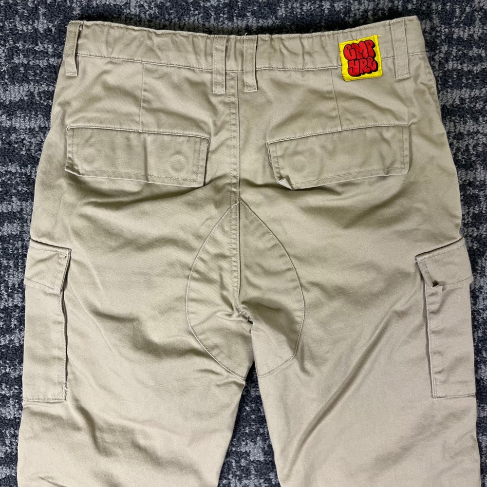 Y2K Empyre Relaxed Fit Cargo Skateboarding Pants Khaki Tan Mens 27 E0153423117C - Picture 5 of 12